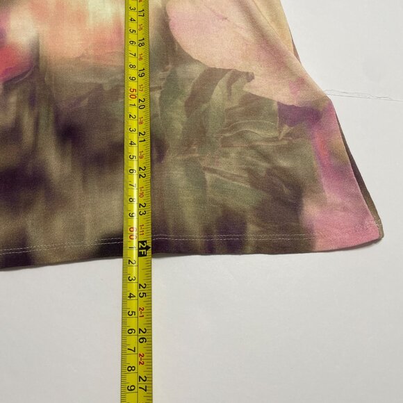 Ted Baker Yazmean Twist Neck Fitted Tee Watercolor Floral Print Women's 4 - Picture 8 of 8